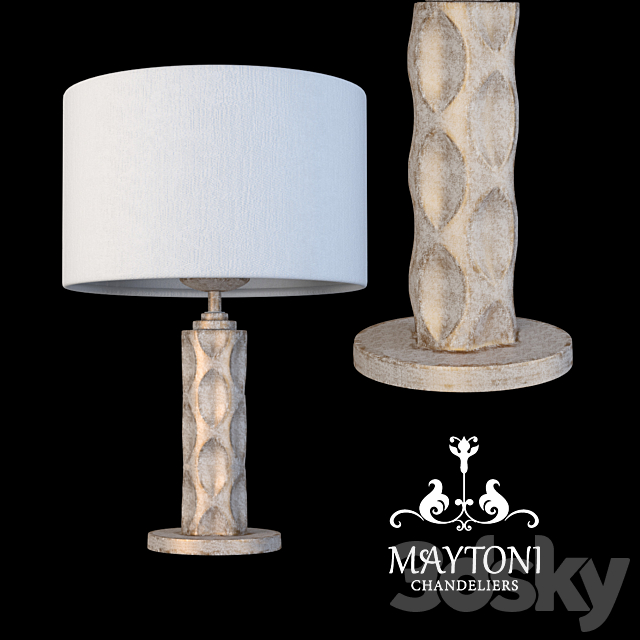 Table lamp Maytoni H301-11-G 3DSMax File - thumbnail 1