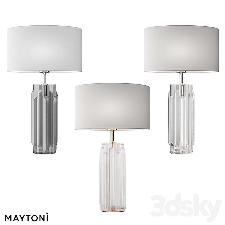 Table lamp MOD304TL-01GR MOD304TL-01CH MOD304TL-01G OM 3DS Max - thumbnail 1