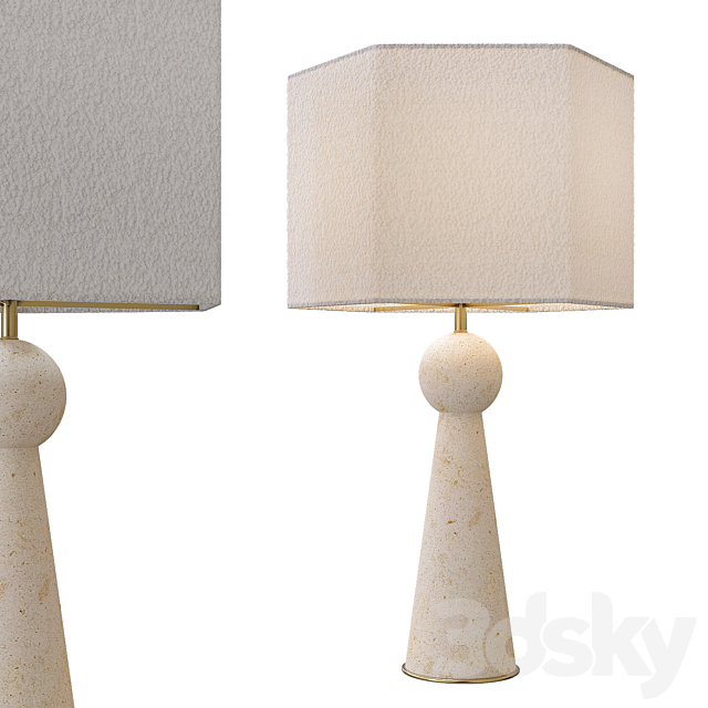 TABLE LAMP NOVAK 3DS Max Model - thumbnail 2