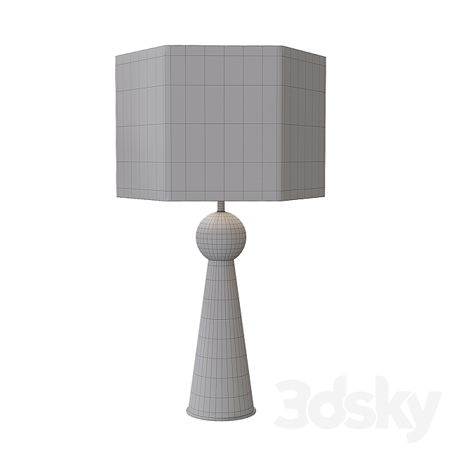 TABLE LAMP NOVAK 3DS Max Model - thumbnail 3