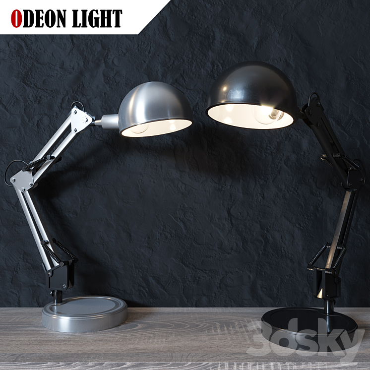 Table lamp Odeon Light 2323 \/ 1T Iko and Odeon Light 2324 \/ 1T Iko 3DS Max - thumbnail 1