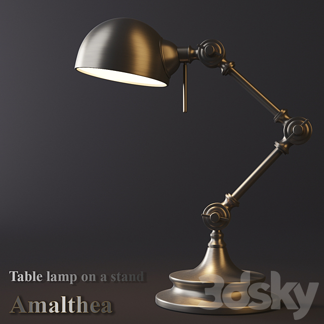 Table lamp on a stand – Amalthea 3DSMax File - thumbnail 1