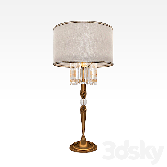 Table lamp Patrizia Volpato 4820 LG 3DS Max Model - thumbnail 2