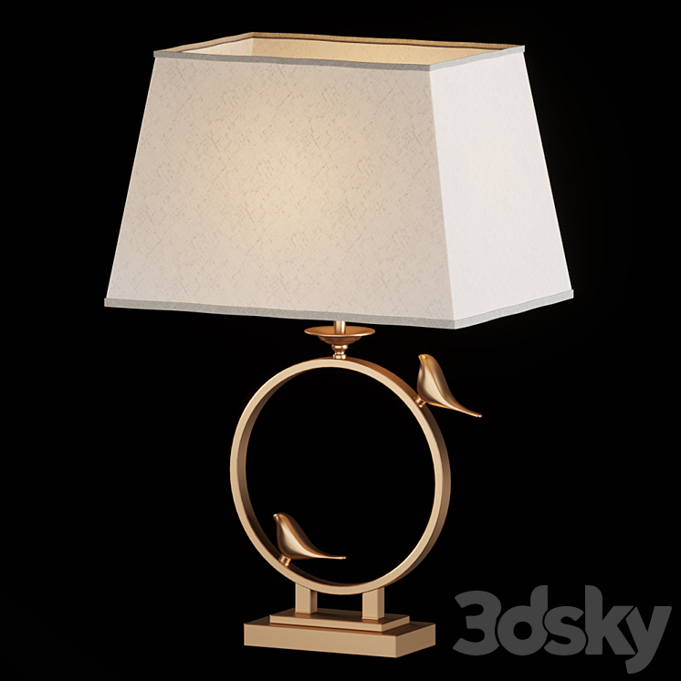 Table lamp Rizzi 3DS Max - thumbnail 1