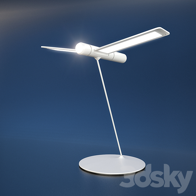 Table Lamp Seagull Table 3DSMax File - thumbnail 1