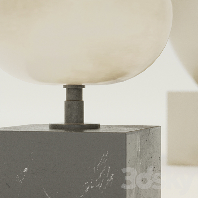 table lamp set 01- Versa & Dani & Amagansett 3DS Max Model - thumbnail 3