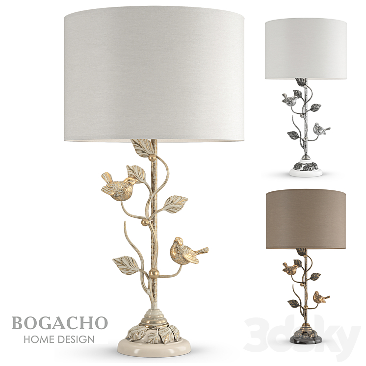 Table lamp Terra Spring Vintage 3DS Max - thumbnail 1