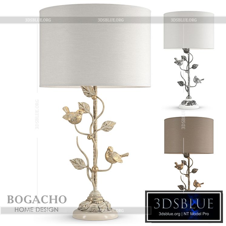 Table lamp Terra Spring Vintage 3DS Max - thumbnail 3