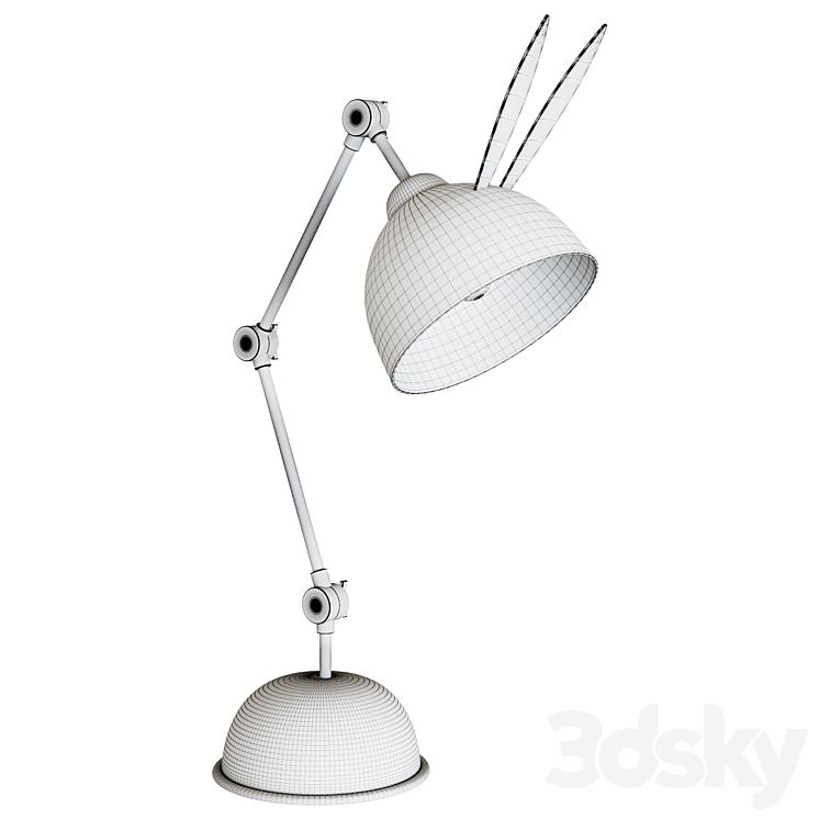 Table lamp The Emily & Meritt Bunny Task Lamp work lamp 3DS Max Model - thumbnail 2