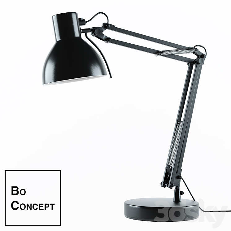 Table Lamp Work BoConcept 3DS Max - thumbnail 1