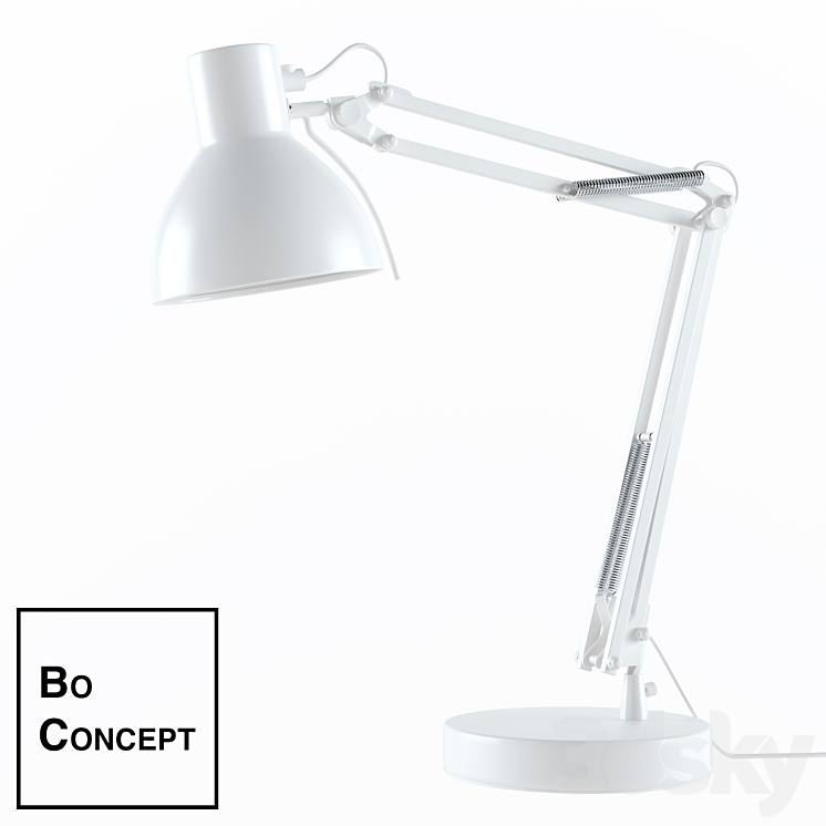 Table Lamp Work BoConcept 3DS Max - thumbnail 2