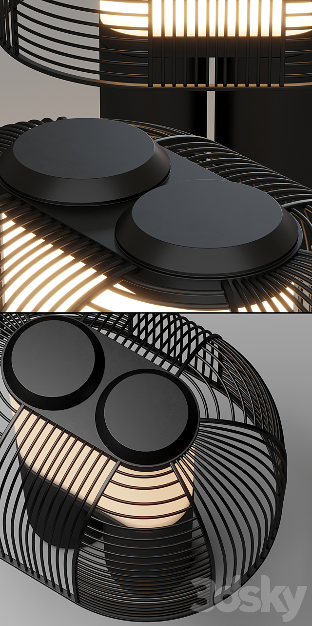 Table lamp YASUKE DCW éditions 3DSMax File - thumbnail 3