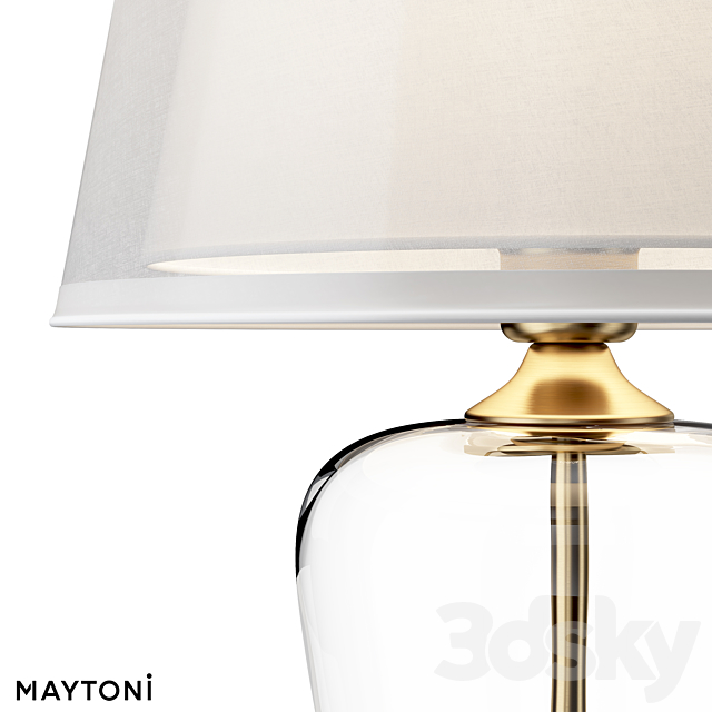 Table lamp Z005TL-01BS Z005TL-01CH 3DS Max Model - thumbnail 4