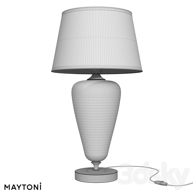 Table lamp Z005TL-01BS Z005TL-01CH 3DS Max Model - thumbnail 6