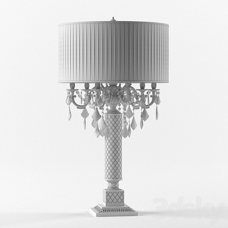 Table lamp Zanaboni 3DS Max - thumbnail 2