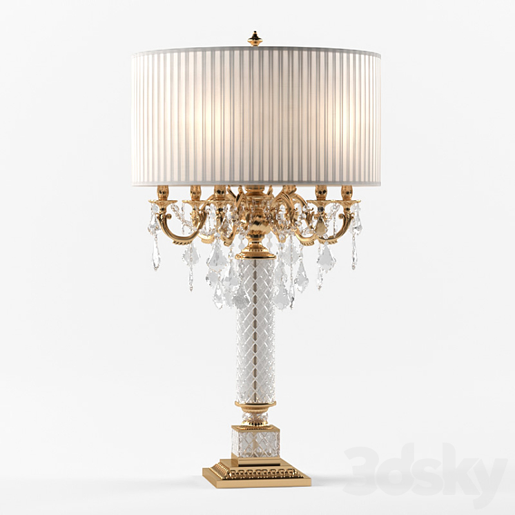 Table lamp Zanaboni 3DS Max - thumbnail 1