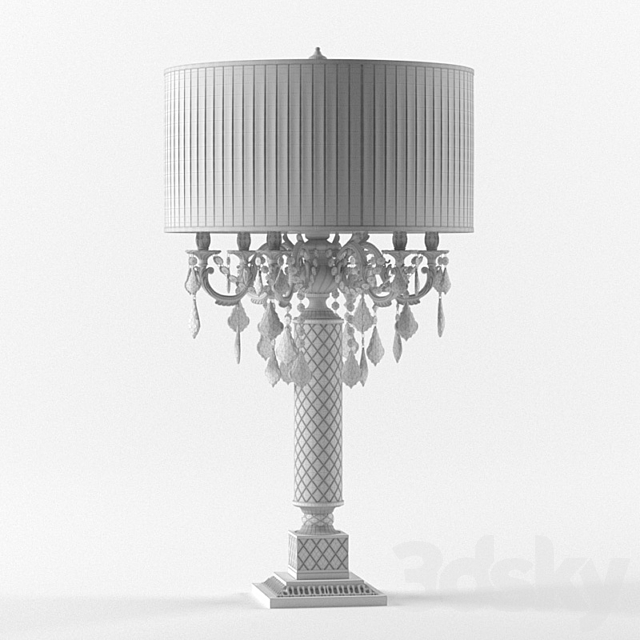 Table lamp Zanaboni 3DSMax File - thumbnail 2