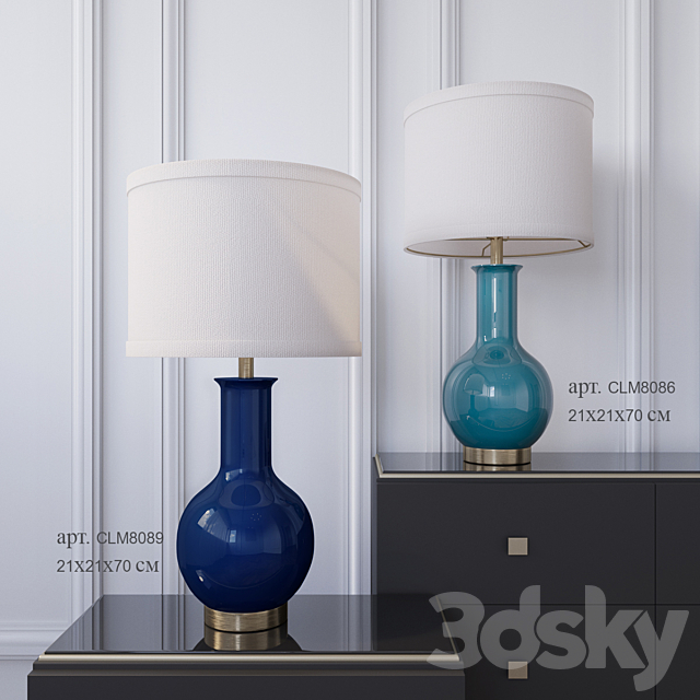 Table lamps Dantone Home: CLM8089. CLM8086 3DSMax File - thumbnail 1