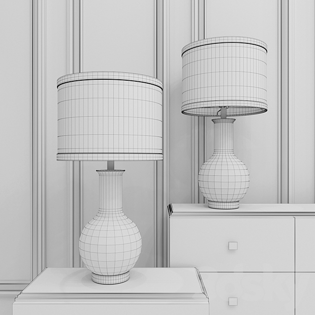 Table lamps Dantone Home: CLM8089. CLM8086 3DSMax File - thumbnail 2