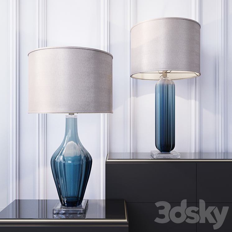 Table lamps UTTERMOST: 26191 26193 3DS Max - thumbnail 1