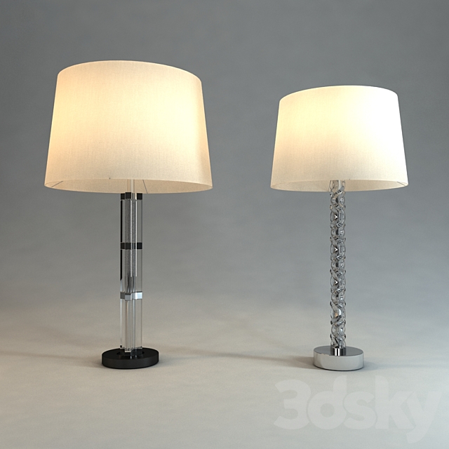 Table lamps Vaughan 3DS Max Model - thumbnail 2