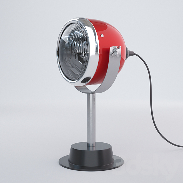 Table light (headlight) 3DSMax File - thumbnail 1