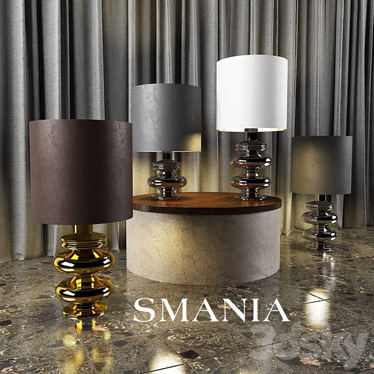 Tables and lamps Smania 3DS Max - thumbnail 1