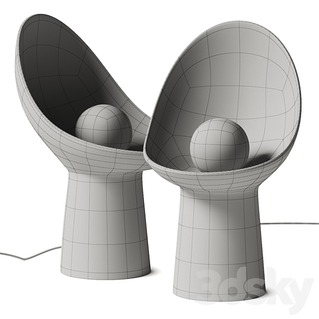 Tacchini Sophia Table Lamp 3DSMax File - thumbnail 4