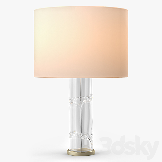 Talisman A Tall Cylindrical Glass Table Lamp 3DSMax File - thumbnail 1