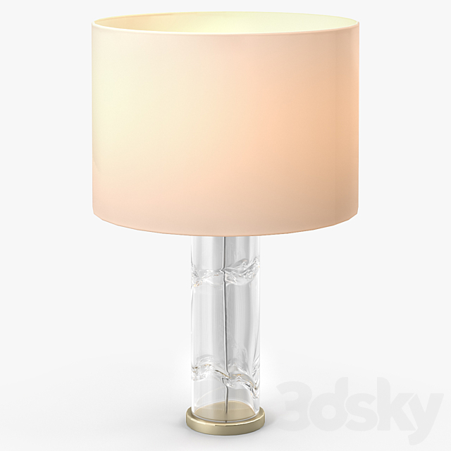 Talisman A Tall Cylindrical Glass Table Lamp 3DSMax File - thumbnail 3