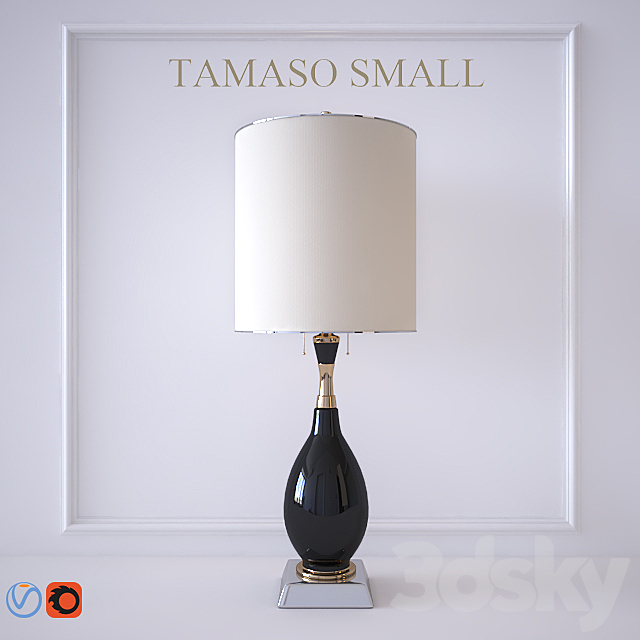 TAMASO SMALL TABLE LAMP 3DSMax File - thumbnail 1