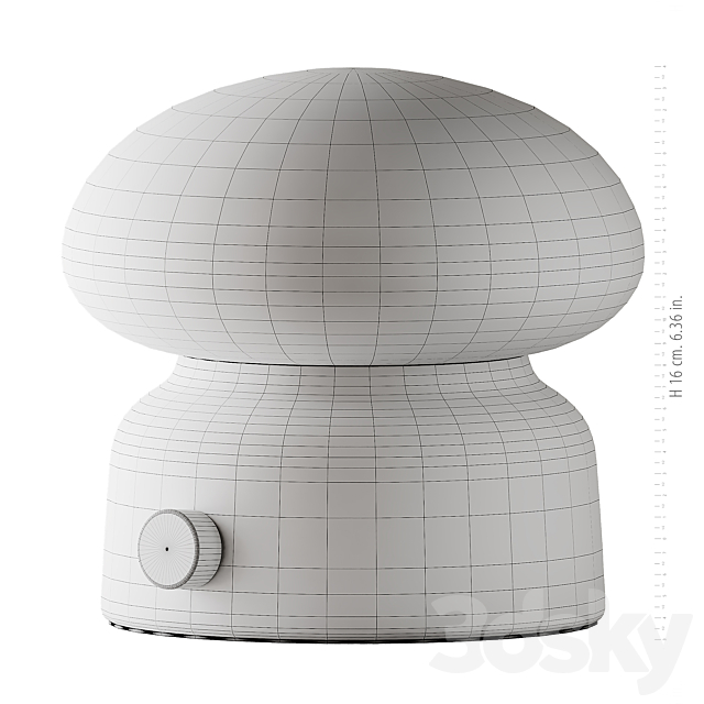 The Teig Table Lamp from Schoolhouse 3DS Max Model - thumbnail 4