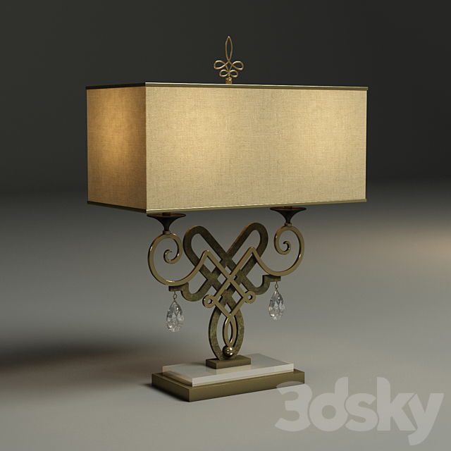 THEODORE ALEXANDER The Fancy Knot Lamp 3DSMax File - thumbnail 1