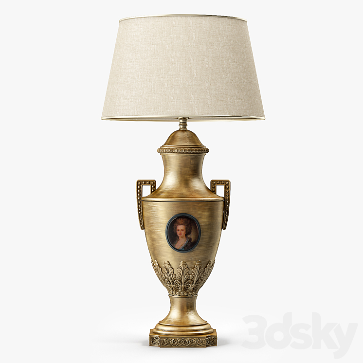 Tindle London Table Lamp 3DS Max - thumbnail 2