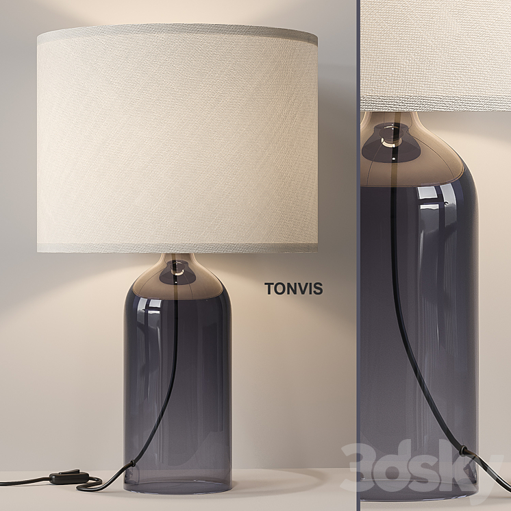 Tonvis Ikea Table Lamp 3DS Max Model - thumbnail 2