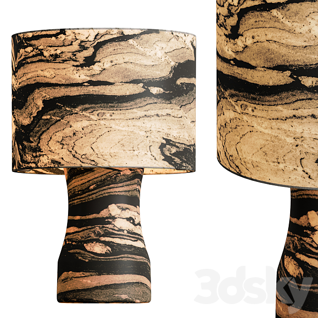 translucent stone – Table Lamp 02 3DSMax File - thumbnail 1