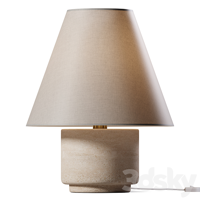 TREY TABLE LAMP 3ds Max - thumbnail 1