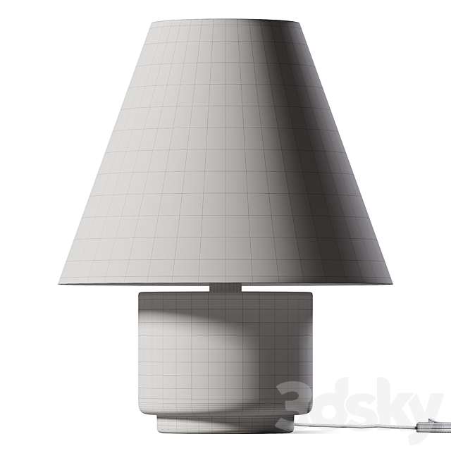 TREY TABLE LAMP 3ds Max - thumbnail 2