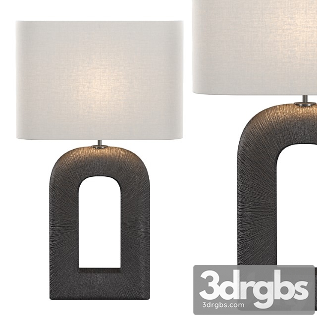 Utopia Large Combed Table Lamp 3dsmax Download - thumbnail 1