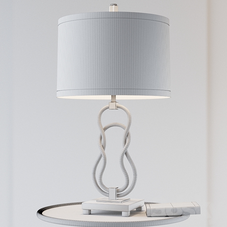 Uttermost Adelais Curved Metal Lamp 26169 3DS Max - thumbnail 2