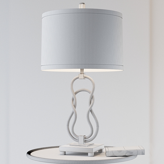 Uttermost Adelais Curved Metal Lamp 26169 3DSMax File - thumbnail 2