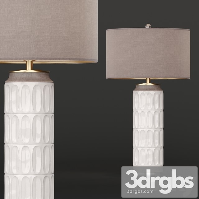 Uttermost athilda table lamp 3dsmax Download - thumbnail 1