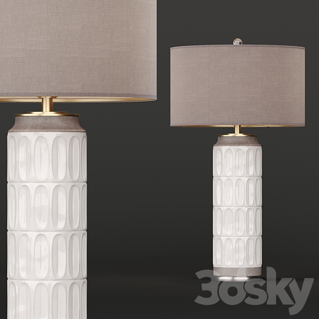 UTTERMOST Athilda Table Lamp 3DSMax File - thumbnail 1