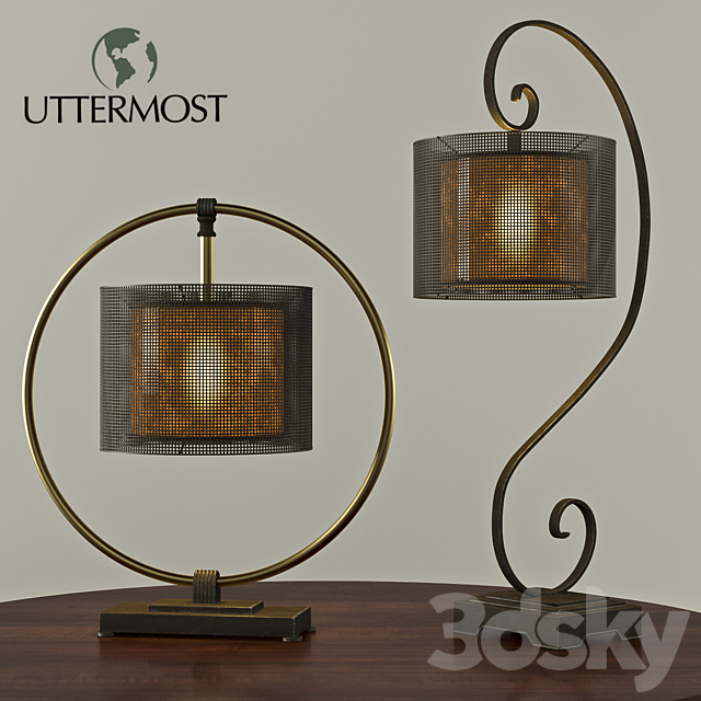 Uttermost Dalou Lamp 3DSMax File - thumbnail 1