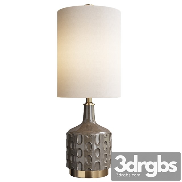 Uttermost darrin gray table lamp - thumbnail 1