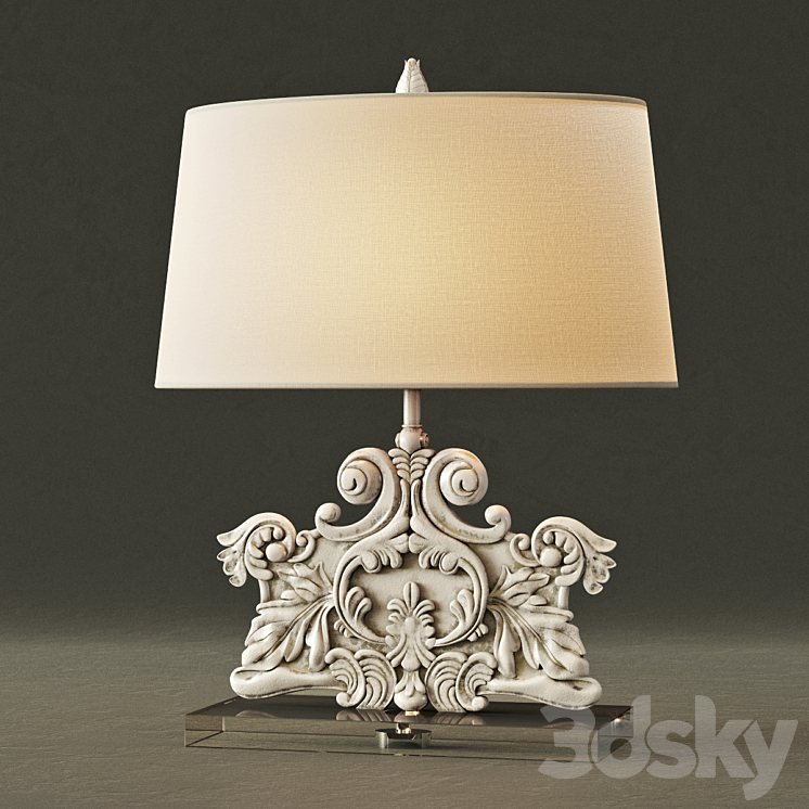 Uttermost \/ Schiavoni Table Lamp 3DS Max - thumbnail 1