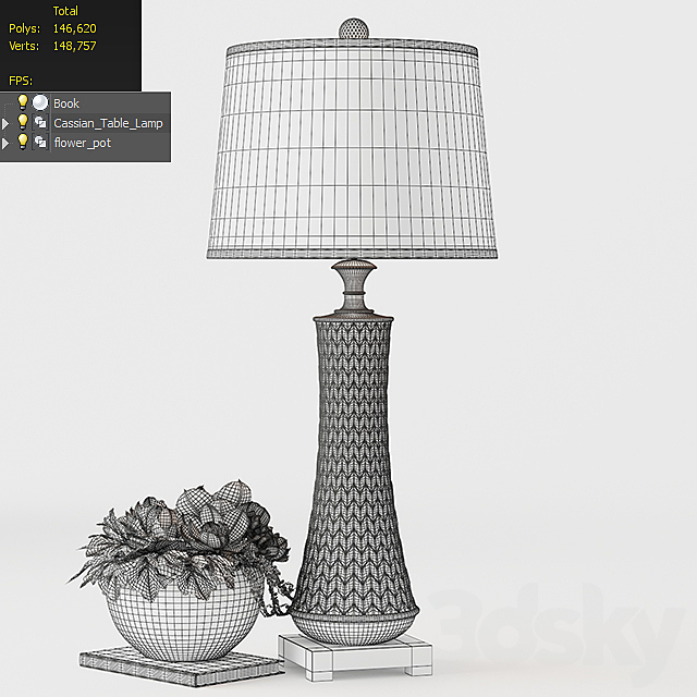 Uttermost_Cassian Table lamp 3DSMax File - thumbnail 3