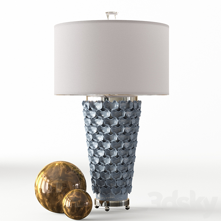 Uttermost_Petalo Table lamp 3DS Max - thumbnail 2