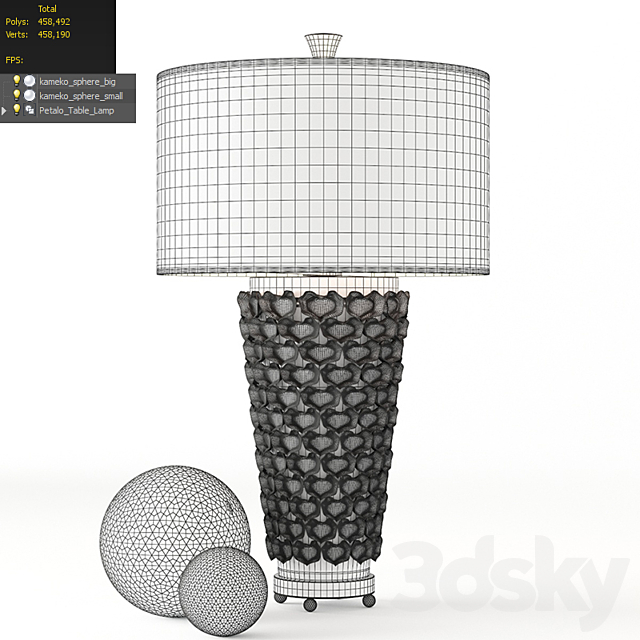 Uttermost_Petalo Table lamp 3DSMax File - thumbnail 3