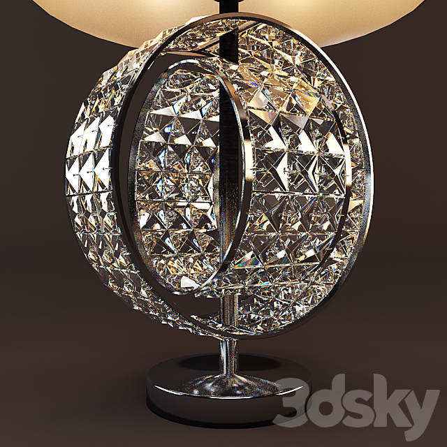 Venetian smoked table lamp 3DSMax File - thumbnail 2